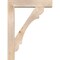 Ekena Millwork Olympic Block Smooth Bracket w/ Offset Brace, Douglas Fir, 7 1/2"W x 36"D x 48"H BKT0806X36X48OLY05SDF - alternate 4